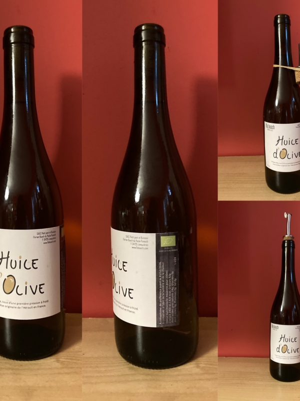 Huile d'Olive Bio et Demeter (75cl) - Domaine Flo Busch (DE NOUVEAU DISPONIBLE!)